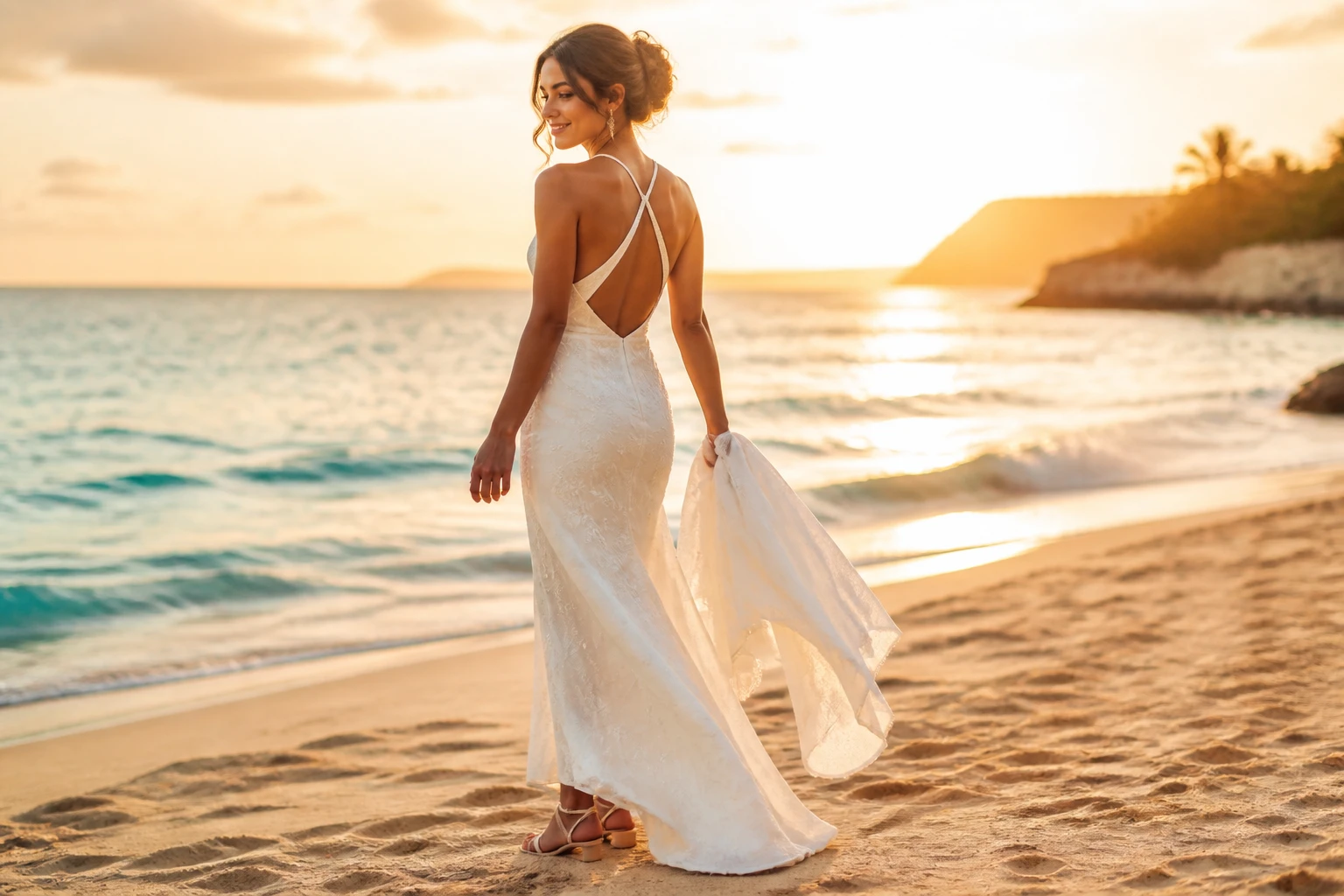 11 White Honeymoon Outfits That Look Timeless and Elegant Unveiled