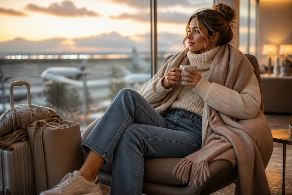 9 Comfy Winter Airport Outfit Ideas for Long Travel Days: Cozy Essentials