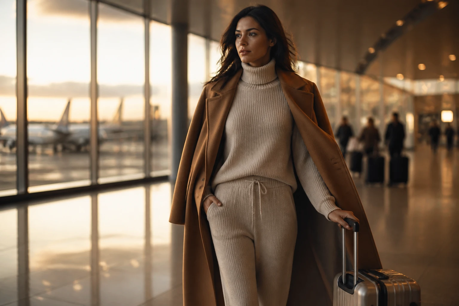 9 Winter Airport Outfits for Women That Balance Comfort & Style: Fly in Style