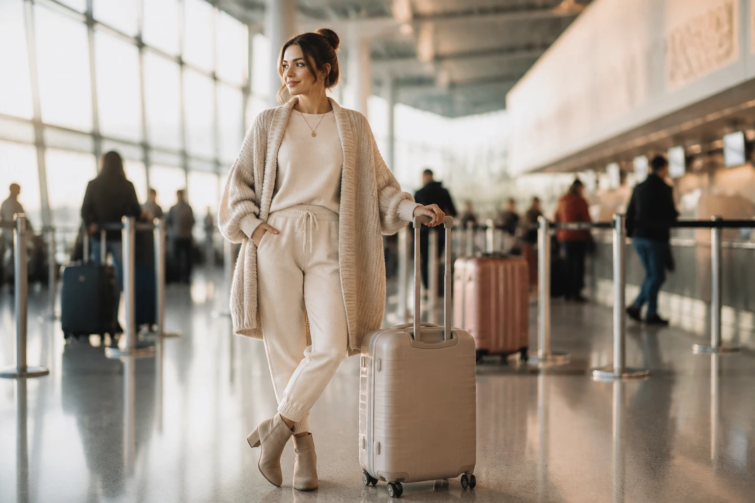 9 Winter Airport Looks That Combine Comfort and Style: Chic Travel Edition