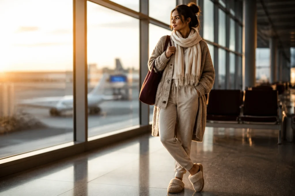 9 Winter Airport Outfits for Long-Haul Flights: Cozy Essentials
