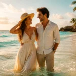 9 Cute Beach Outfit Ideas for Couples Vacationing Together This Summer