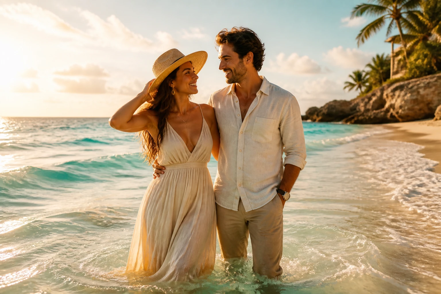 9 Cute Beach Outfit Ideas for Couples Vacationing Together This Summer