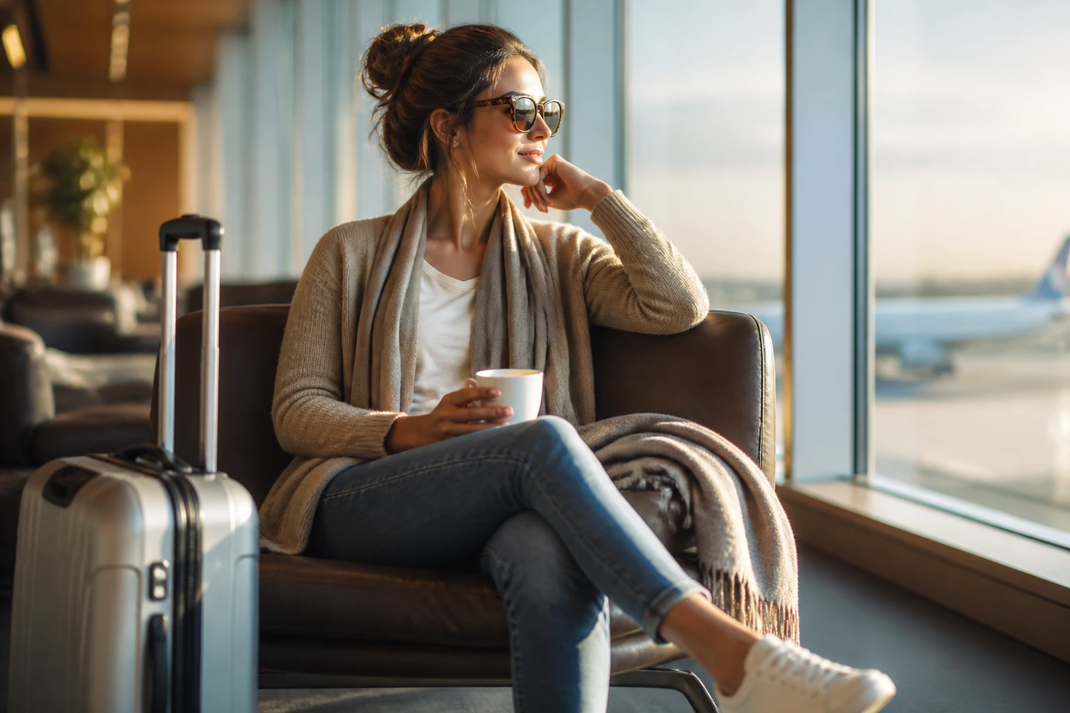 9 Cute Travel Outfits for Long Flights and Road Trips: Cozy & Chic